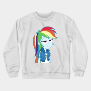 Annoyed Rainbow Dash Crewneck Sweatshirt